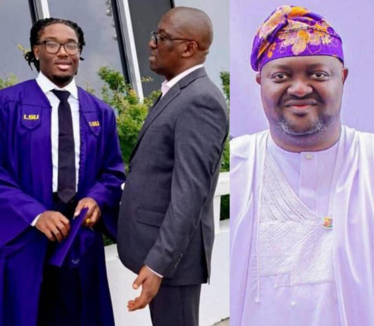 Louisiana State University: Hon. AKT Celebrates Oluwafemi’s Academic Brilliance, Honors Otunba Seye’s Fatherly Role