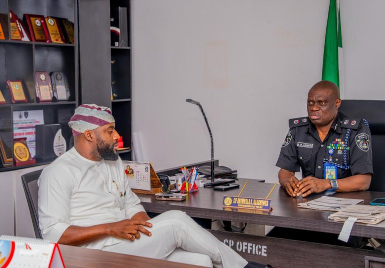 Oyo Speaker, Ogundoyin, Police Commissioner Hold Strategic Talks on Security Challenges, Border Safety in Oyo State