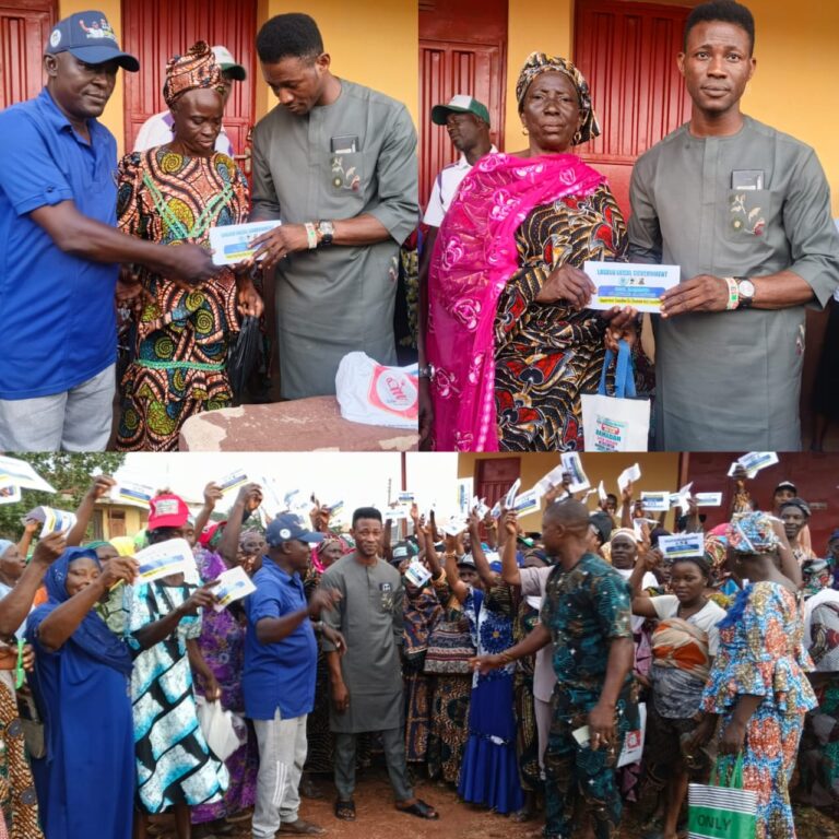 Lagelu Revenue & Investment Supervisory Councillor, Olaniyan Hammed Empowers 150 Ward 1 Constituents, Reaffirms Commitment to Grassroot Development