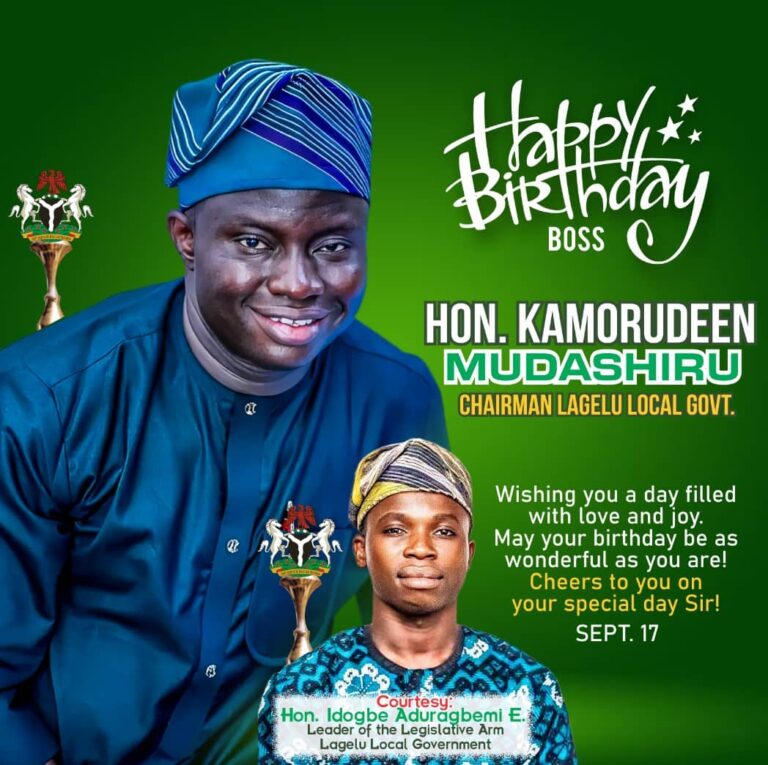 Birthday: Idogbe Celebrates Kamorudeen, Describes Him as Confidant, Boss and Reliable Leader