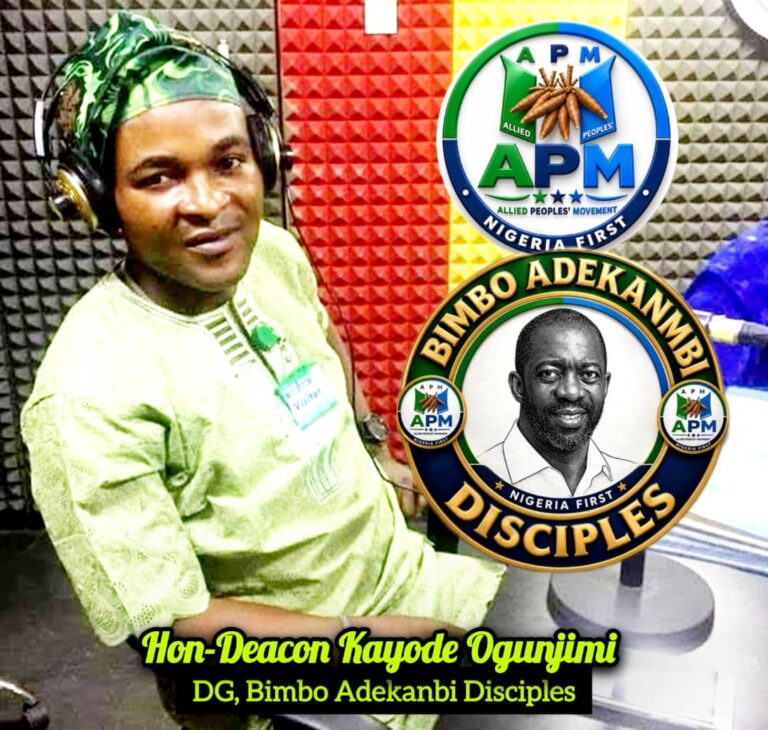 Bimbo Adekanmbi Disciples DG, Kayode Ogunjimi Celebrates Nigeria’s 66th Independence Anniversary, Calls for Peace, Unity and Service